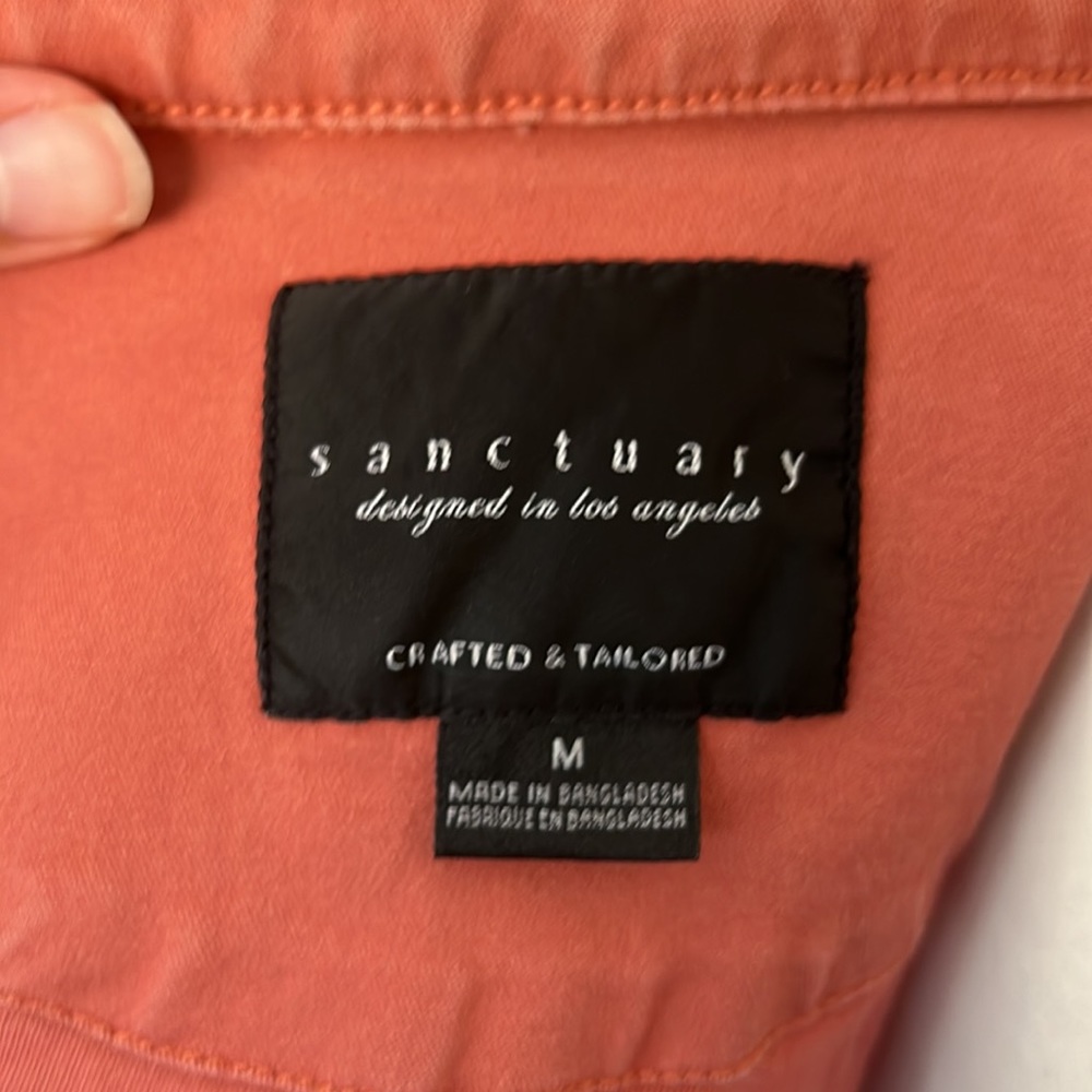 Sanctuary Canvas Jacket Rust - Picture 4 of 5